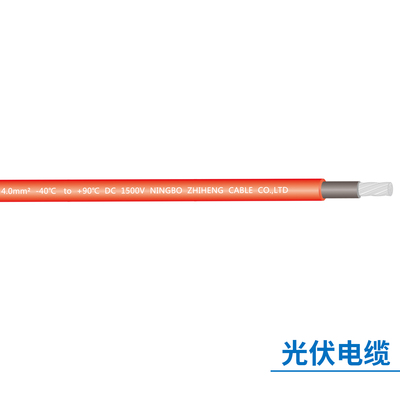 EN50618 Single core cable - red